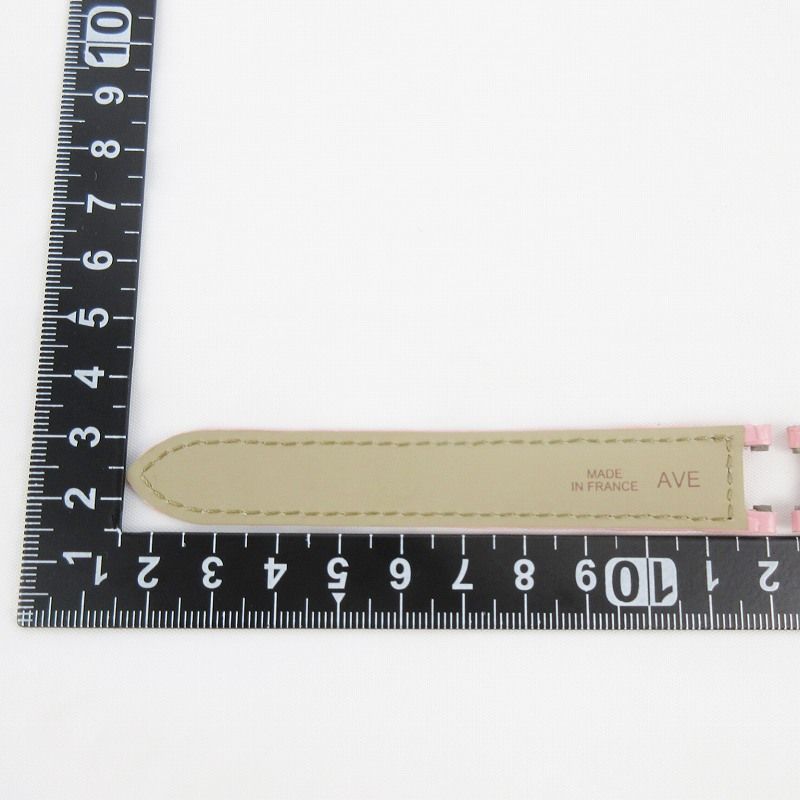 Cartier純正alligatorマット仕上げ革ベルト カルティエ Cartier 純正 ベルト バンド 腕時計 MAT ALLIGATOR