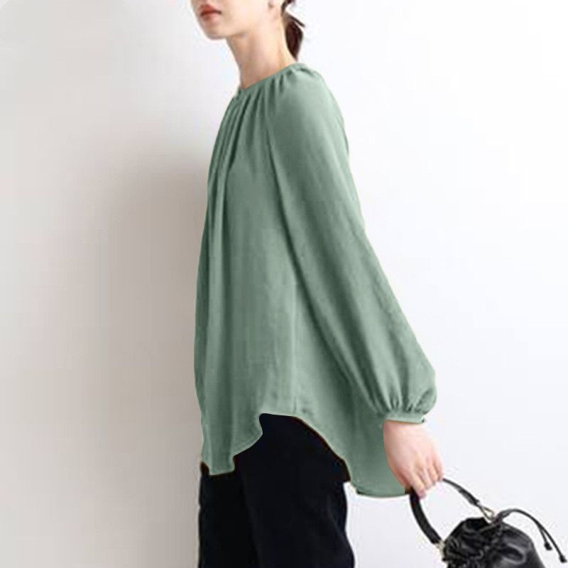 ブラウス トップス 秋新作 レディース シャツ プルオーバー ゆったり プリーツ リゾートTシャツ 春 オフィス ブラウス トップス 秋新作 レディース シャツ プルオーバー