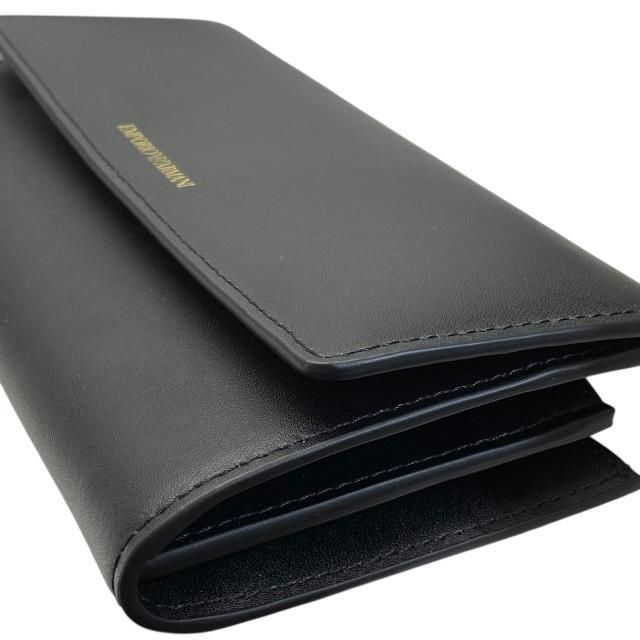 新品】EMPORIO ARMANI エンポリオ アルマーニ ロゴ 長財布 二つ折り