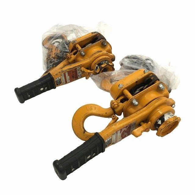 比較的 2点セット KITO キトー レバーブロック L5型 LB016 荷重1.6t 1.6トン 揚程1.5m レバーホイスト ガッチャ 荷締め116716 HRDEVELOPMENT_JP