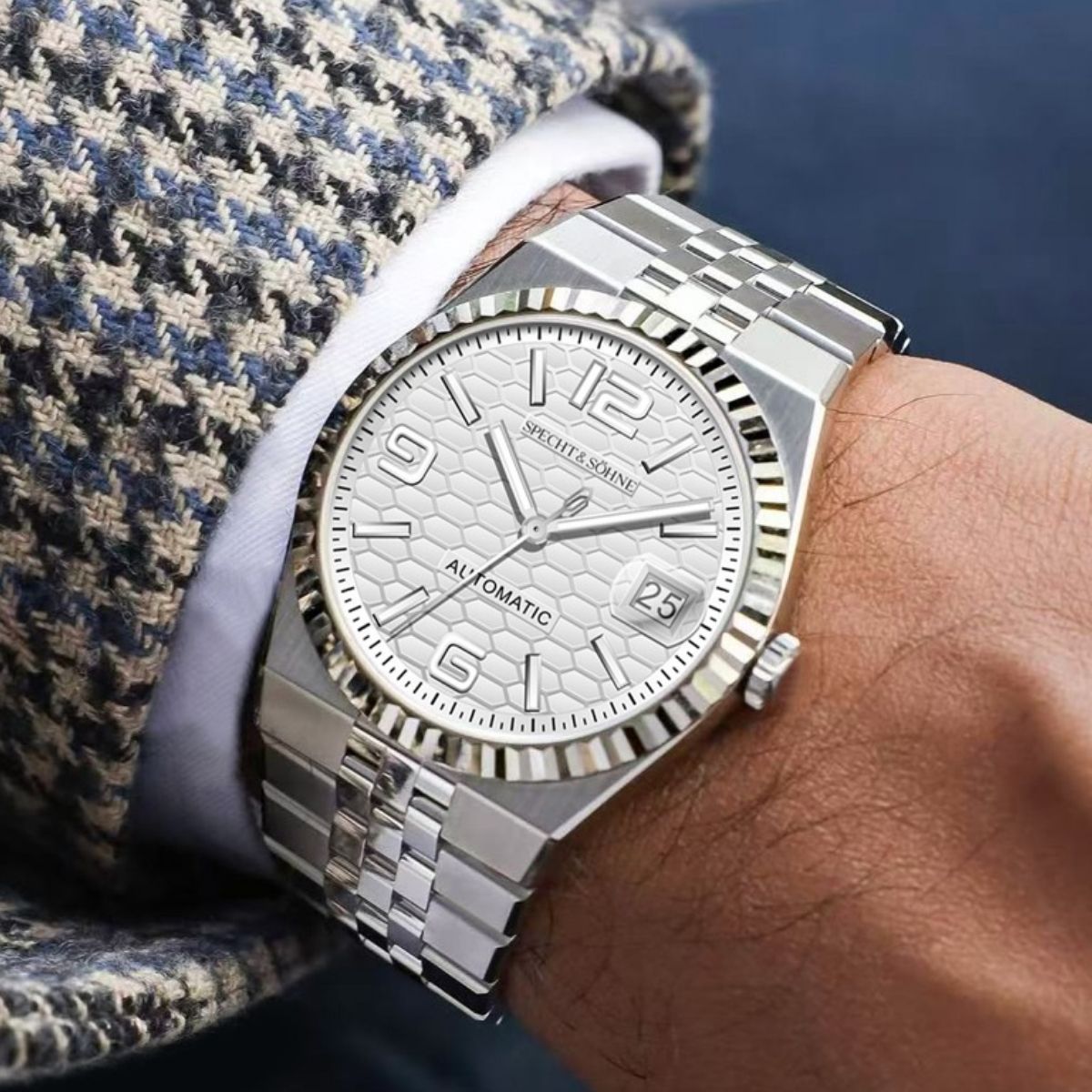 た*け様 Specht&sohne オマージュウォッチ　自動巻 機械式腕時計 メンズ 40代 50代 オマージュウォッチ 自動巻き ミヨタ