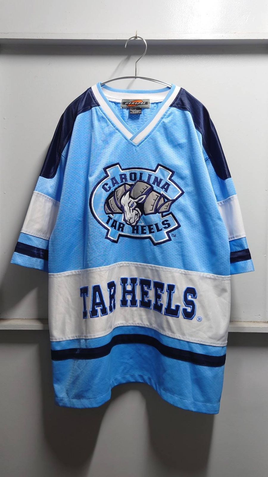 NORTH CAROLINA \"HEELS \"ゲームシャツ サイズ　XL NORTH CAROLINA HEELS ゲームシャツ サイズ XL