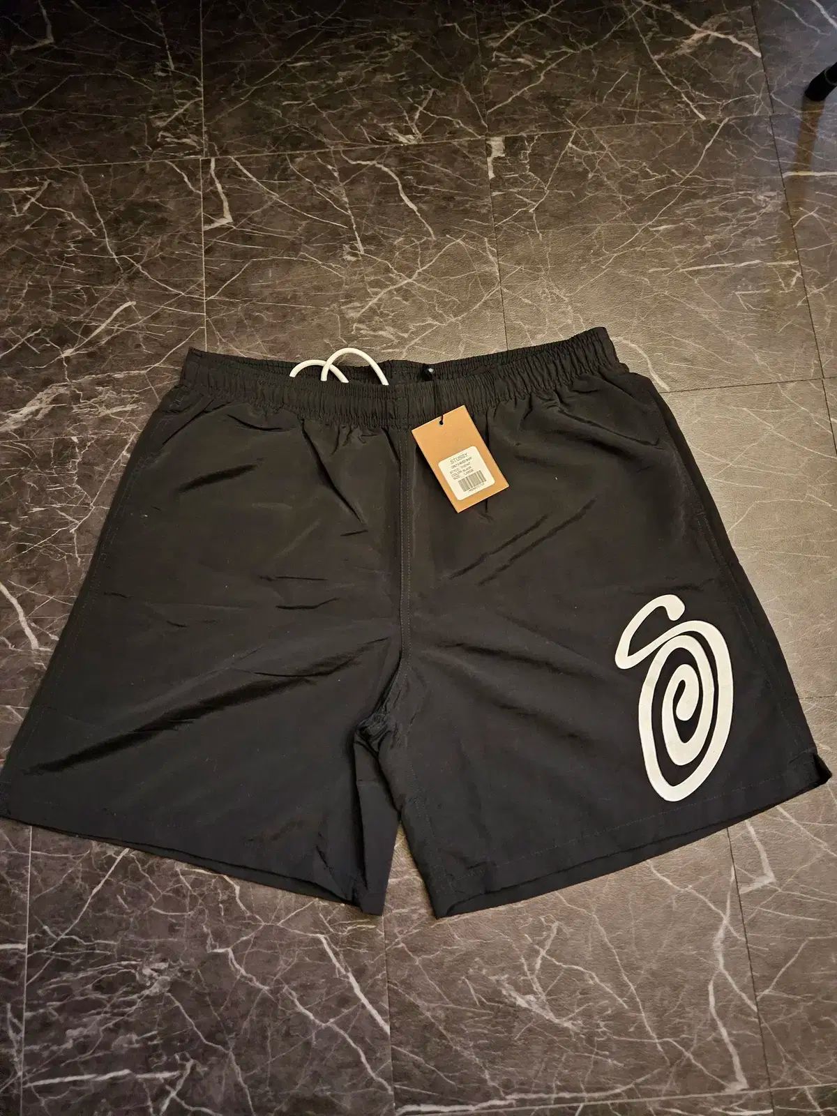 L STUSSY ステューシー S 縮れた ウォーターショーツ