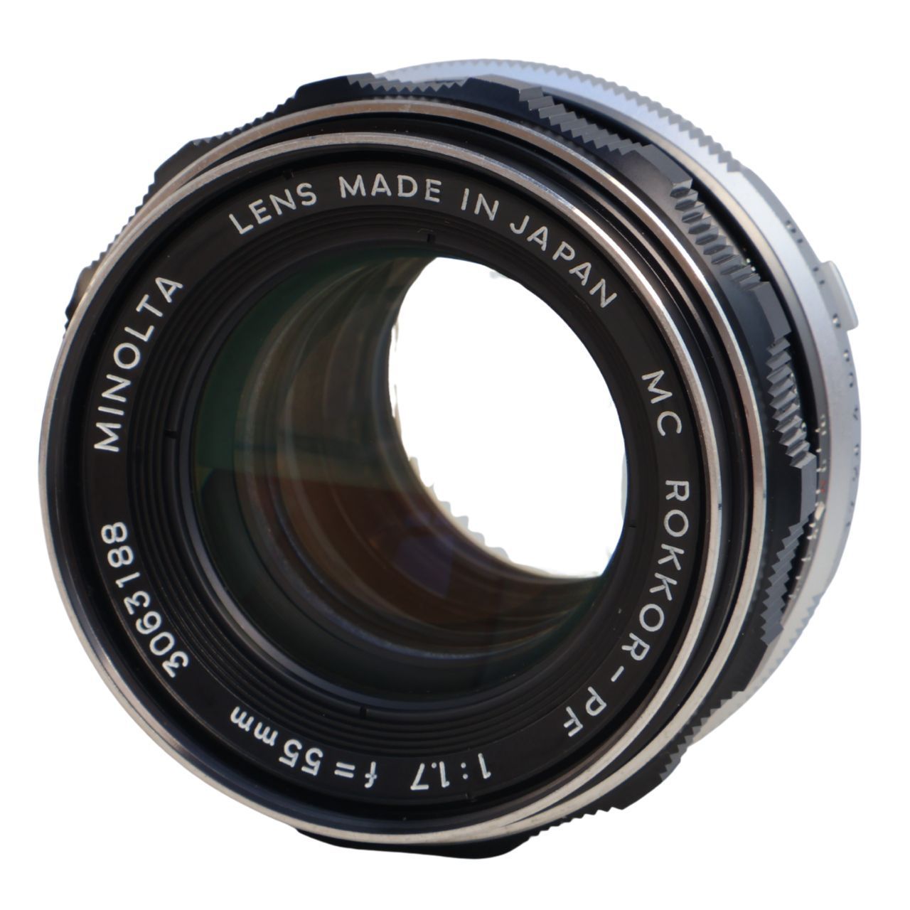 フィルムカメラ MINOLTA SRT101  MC ROOKKOR-PF 1:1.7 f55 コニカミノルタ 人気のブラックボディ レア物 名機 フィルム