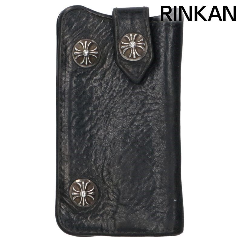 クロムハーツ KEY CASE/キーケース クロスボールボタンレザーキー