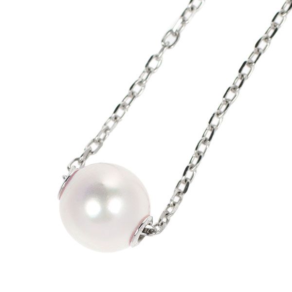 ミキモト K18YG アコヤ真珠 ペンダントネックレス 径約7.0mm