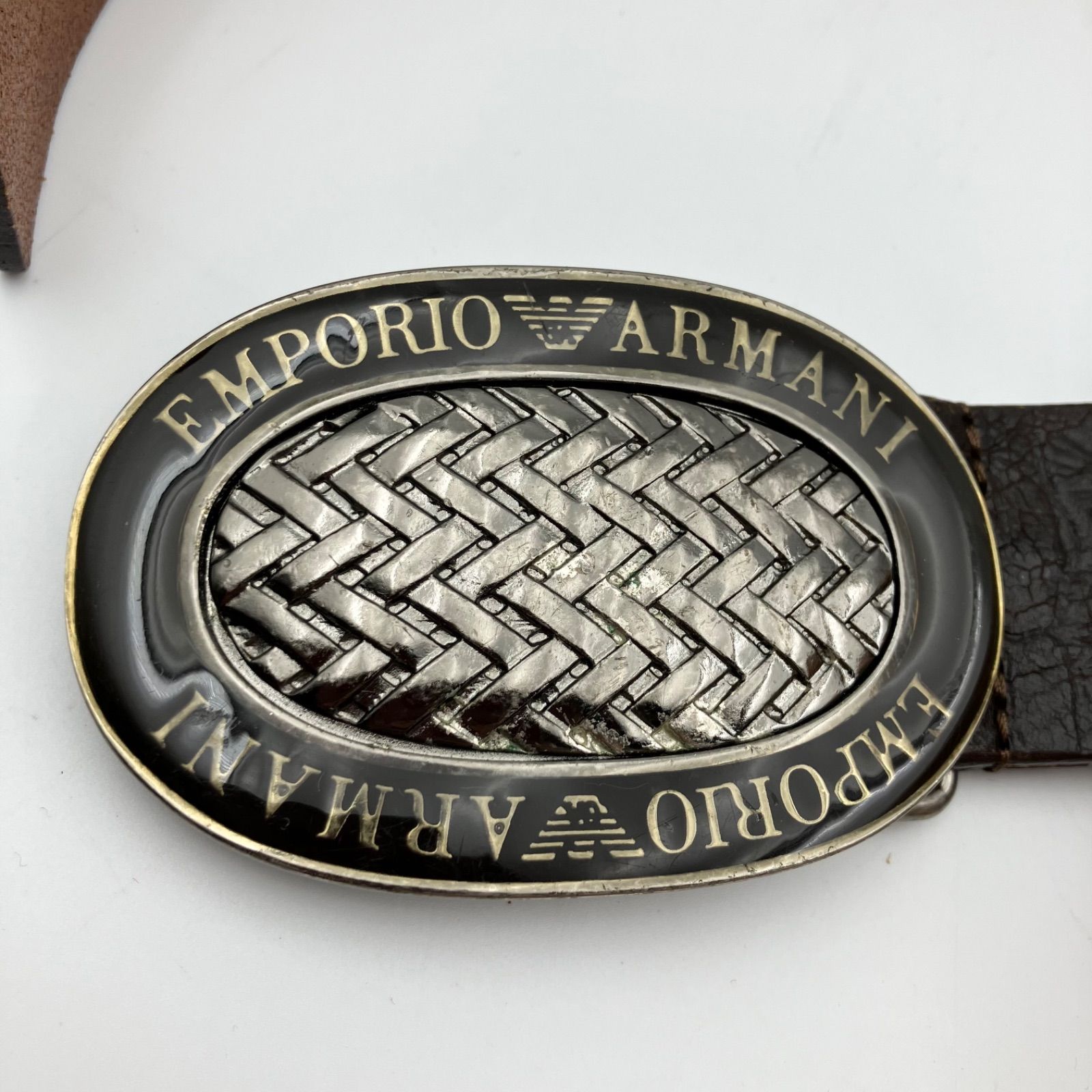 EMPORIO ARMANI エンポリオアルマーニ レザー ベルト 56