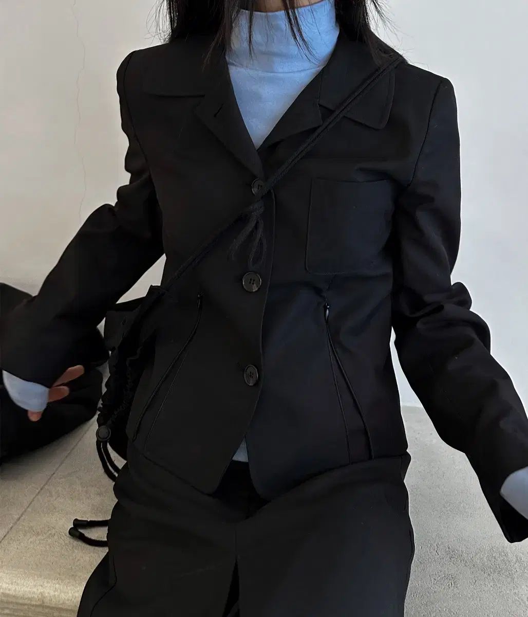 たとえ話 MAISON BOUTON JKBLACK 黒 ジャケット