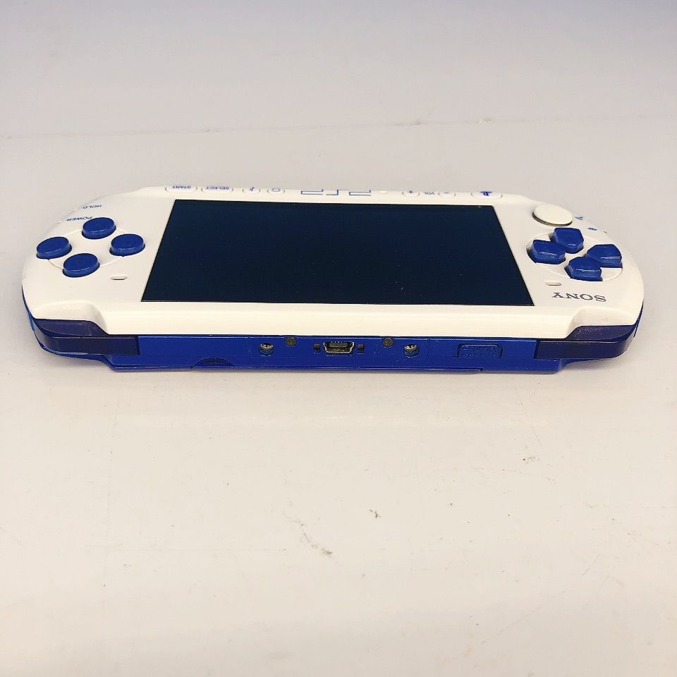 ジャンク品】SONY PSP 3000 ホワイトブルー 本体