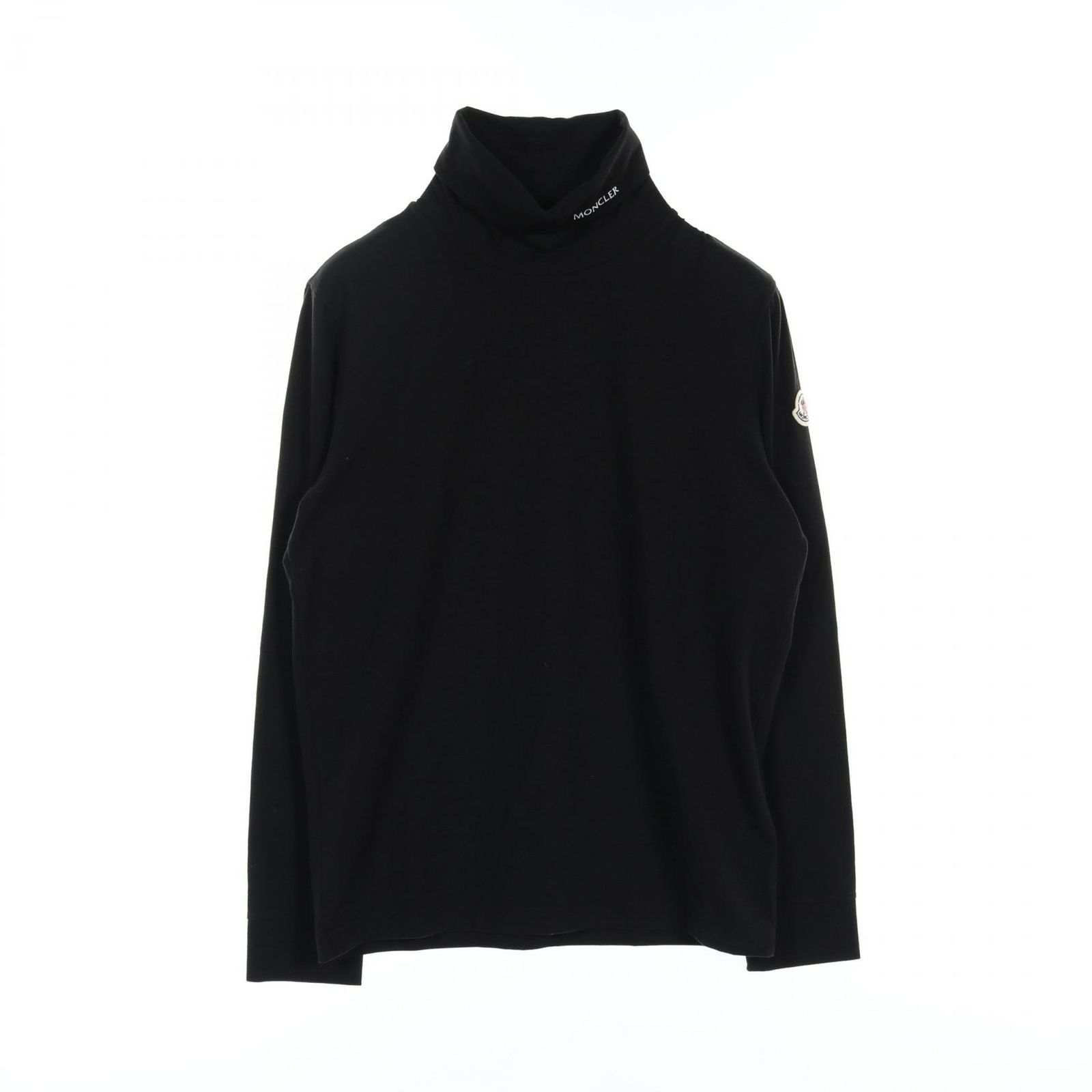 モンクレール MONCLER カットソー 8D00015 ブラック コットン Tシャツ メンズ Used A