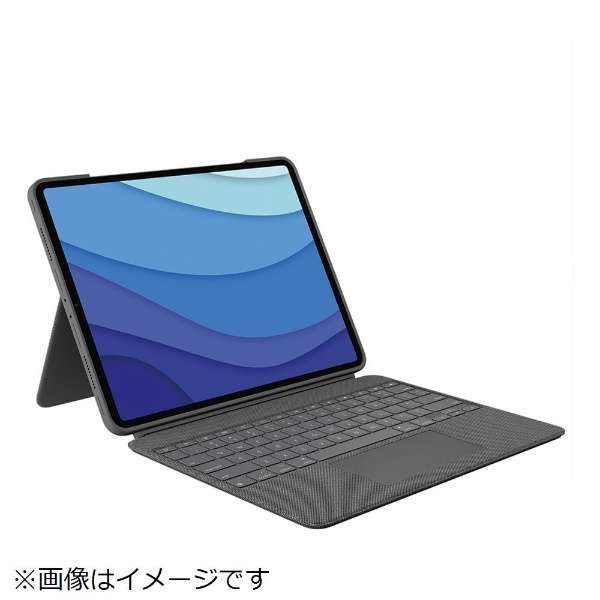 Logicool/ロジクール 12.9インチ iPad Pro（第6/5世代）用 キーボード一体型ケース トラックパッド付 COMBO TOUCH オックスフォードグレー iK1275GRAr