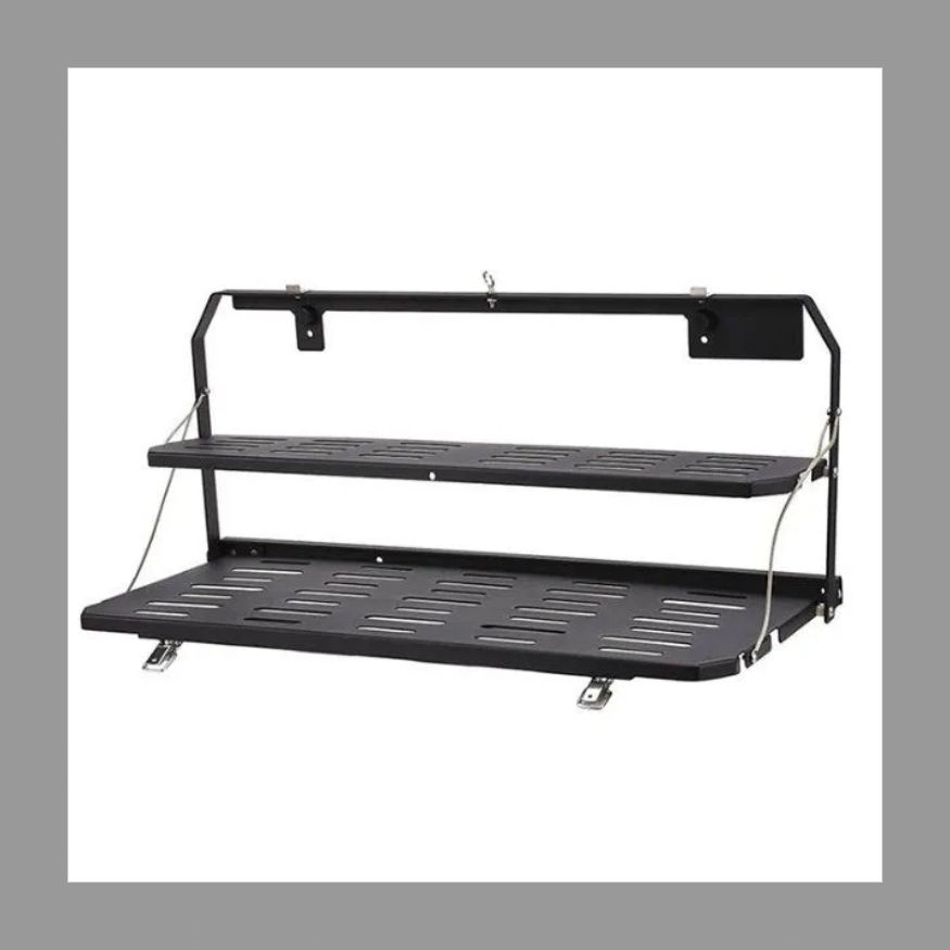 牧馬人JL車尾門改装置物棚2階テーブルラック収納テーブル折りたたみ