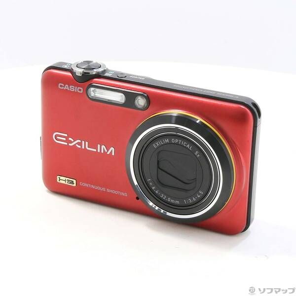 中古品〕 HIGH SPEED EXILIM EX-FC160S RD (1010万画素／5倍