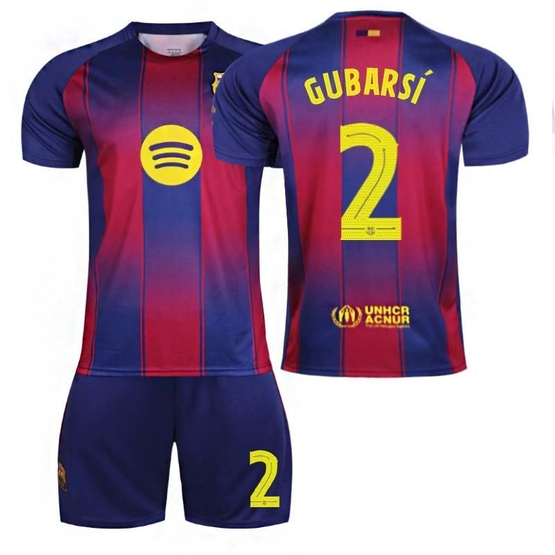 新サッカーウェア バルササッカーウェア 9番レバン 8番ペドロ 6