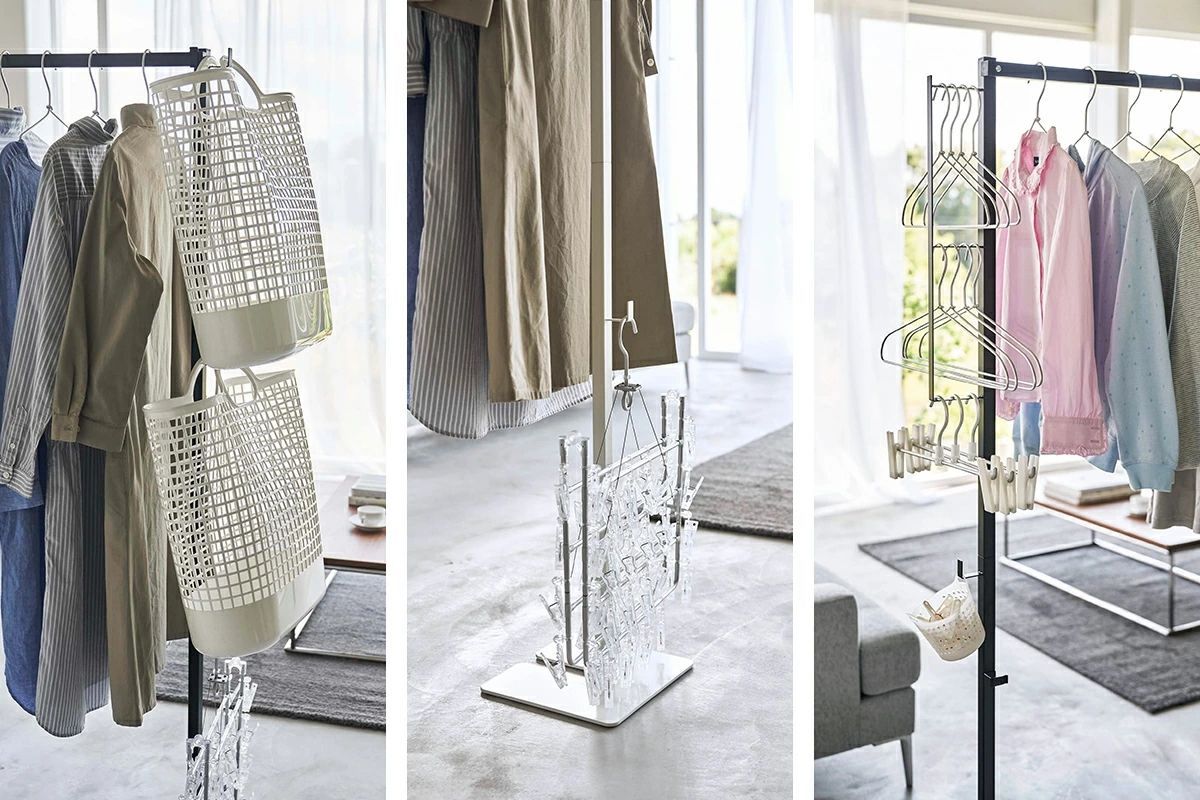 折り畳み室内物干し タワー 山崎実業 tower 室内干し 収納 ラック 物干し竿 物干しラック 室内 折りたたみ 洗濯物干しラック 花粉 黄砂 ハンガーラック 頑丈 洗濯 布団干し おしゃれ 物干しホルダー 6619 6620 公式 WWW_SKLAD-KIRPICHA_RU