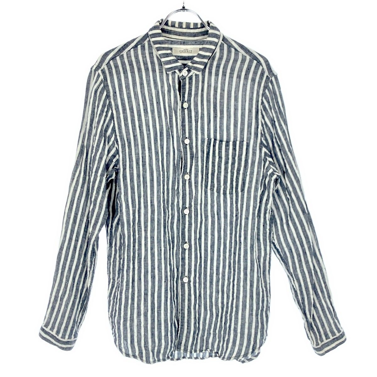 nest Robe CONFECT ネストローブコンフェクト リネンストライプシャツ 