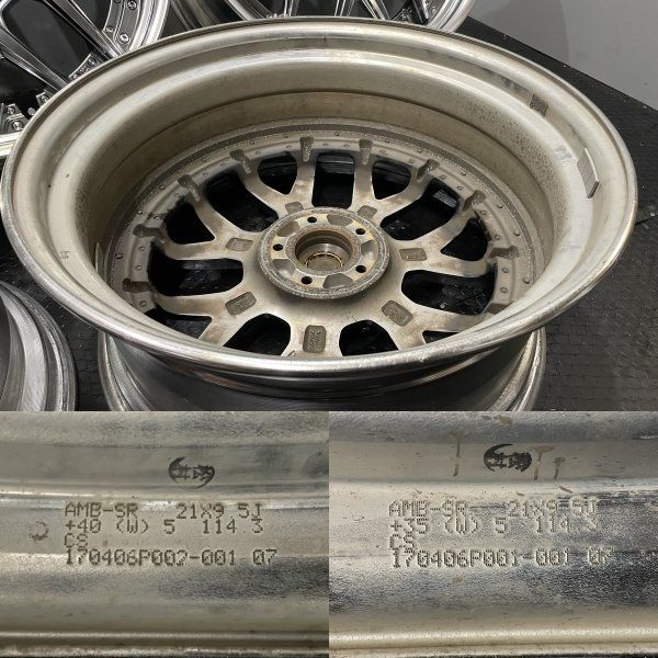 AMISTAD REIHEN AMB-SR アミスタッド ライエン 21インチ 4本 9.5 