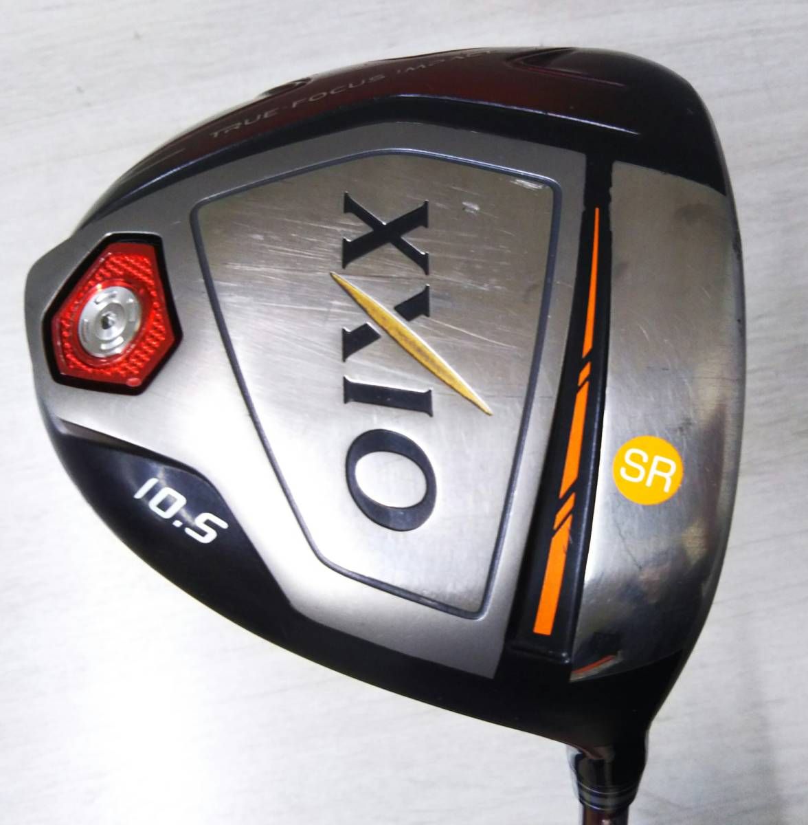 DUNLOP XXIO X レッド MP1000 SR 10.5 ドライバー ヘッドカバー有 (総重量約295g) 