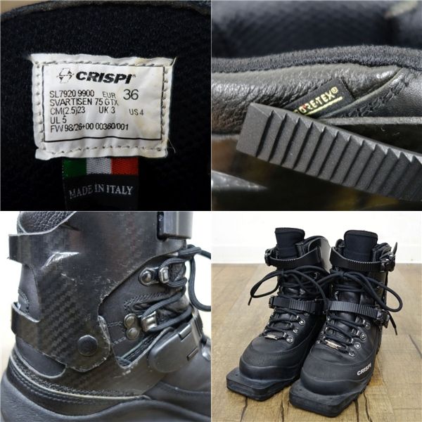 クリスピー CRISPI SVARTISEN GTX 75mm テレマーク スキ - メルカリ