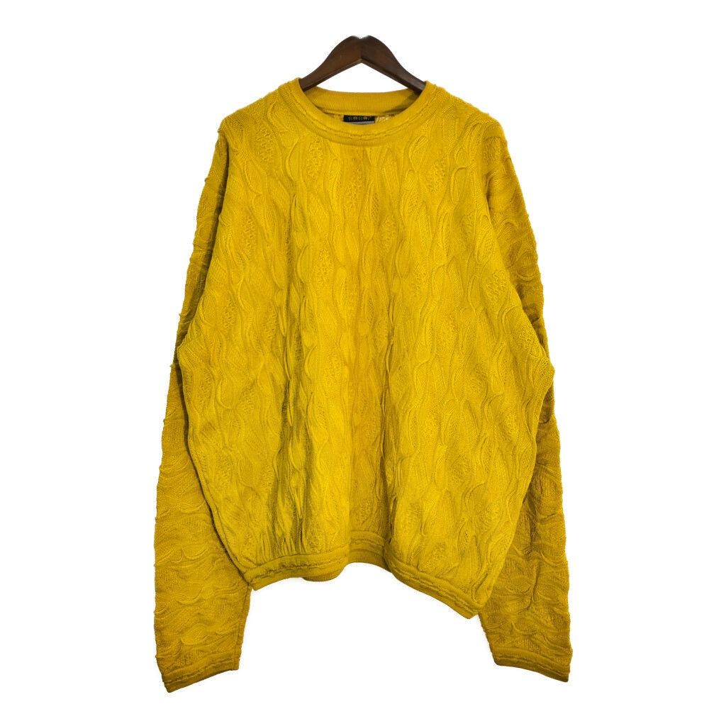 COOGI クージー 3Dニットセーター 大きいサイズ イエロー COOGI クージー 3Dニットセーター 大きいサイズ イエロー