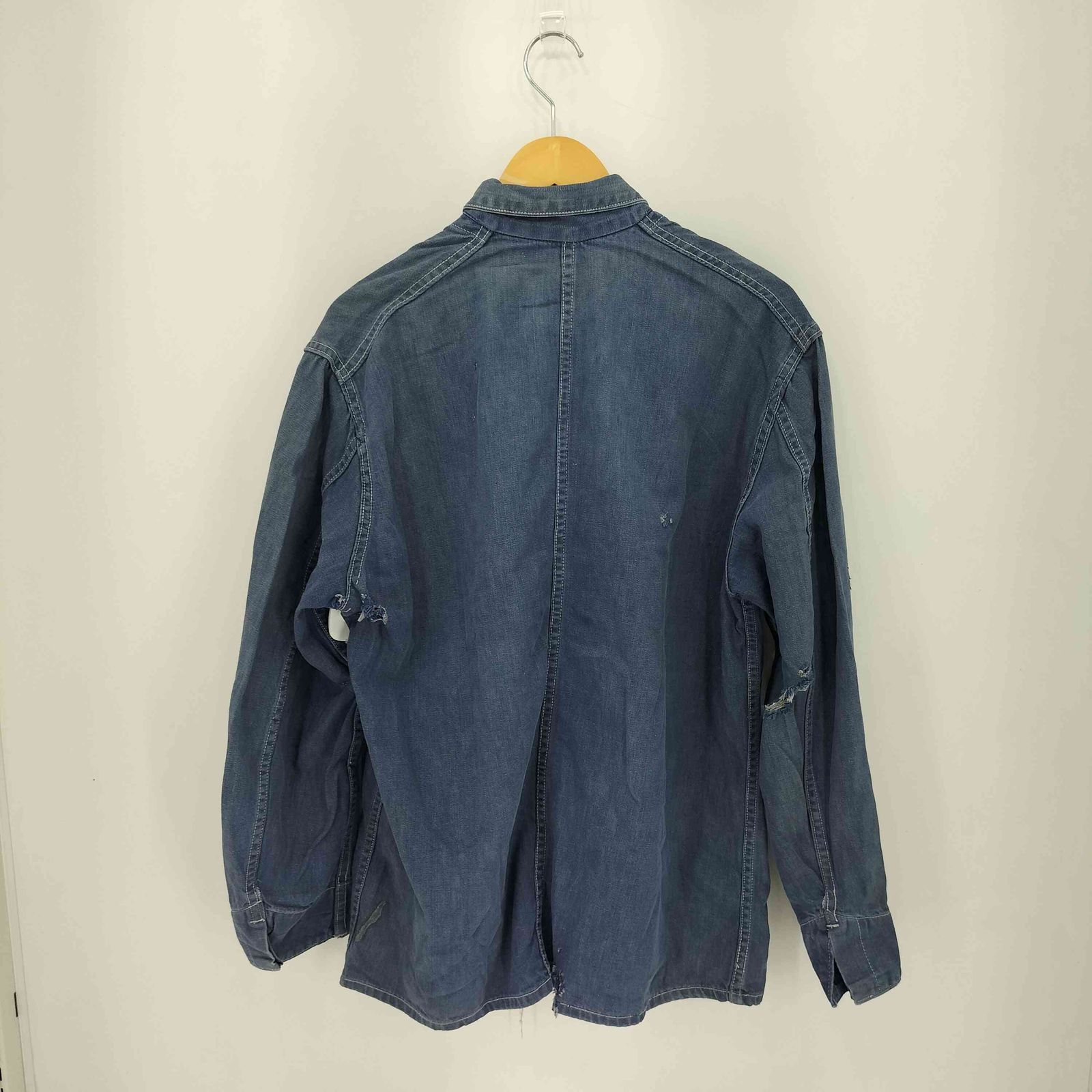 ユーズドフルギ 古着 it s JP 40-50s デニム カバーオール ジャケット 襤褸 メンズ 表記無