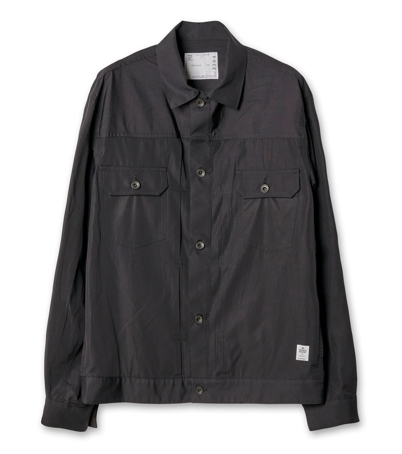 sacai x Thomas Mason｜サカイ トーマスメイソン Cotton Poplin