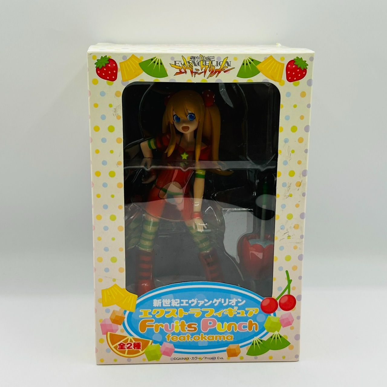 新世紀エヴァンゲリオン エクストラフィギュア Fruits Punch アスカ 新世紀エヴァンゲリオン EXフィギュア Fruits punch feat. okama