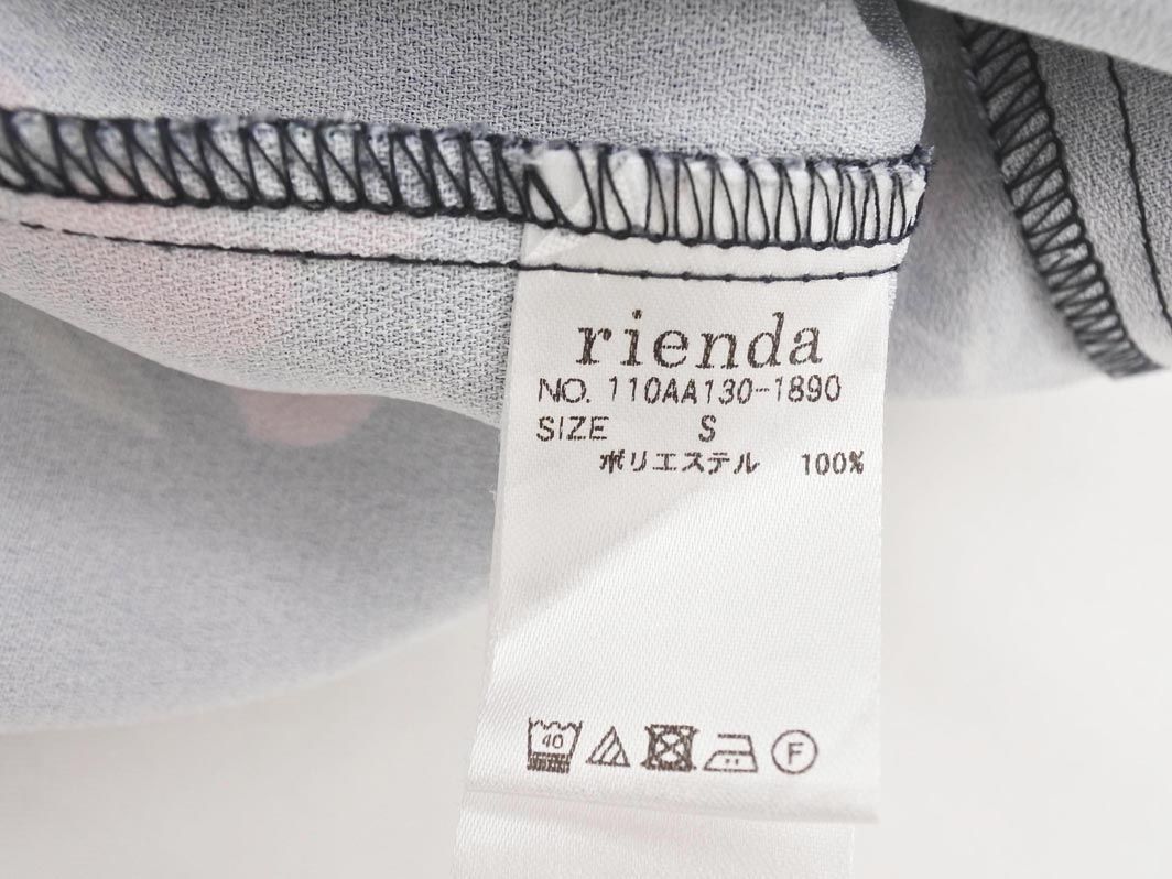 rienda リエンダ 花柄 ワンピース sizeS/黒 ■◇ レディース