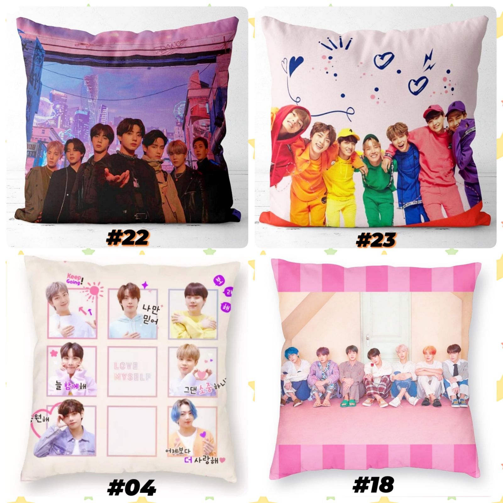 BTS クッションカバー 防弾少年団(BTS) - BTS tinytan : 新品未使用 クッションカバー