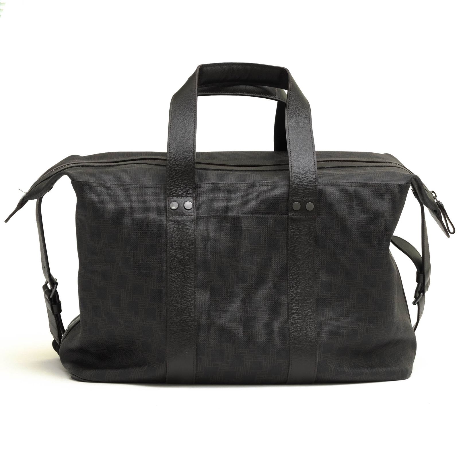 定番】ダンヒル dunhill ボストンバッグ シボ革 2way ブラック 黒