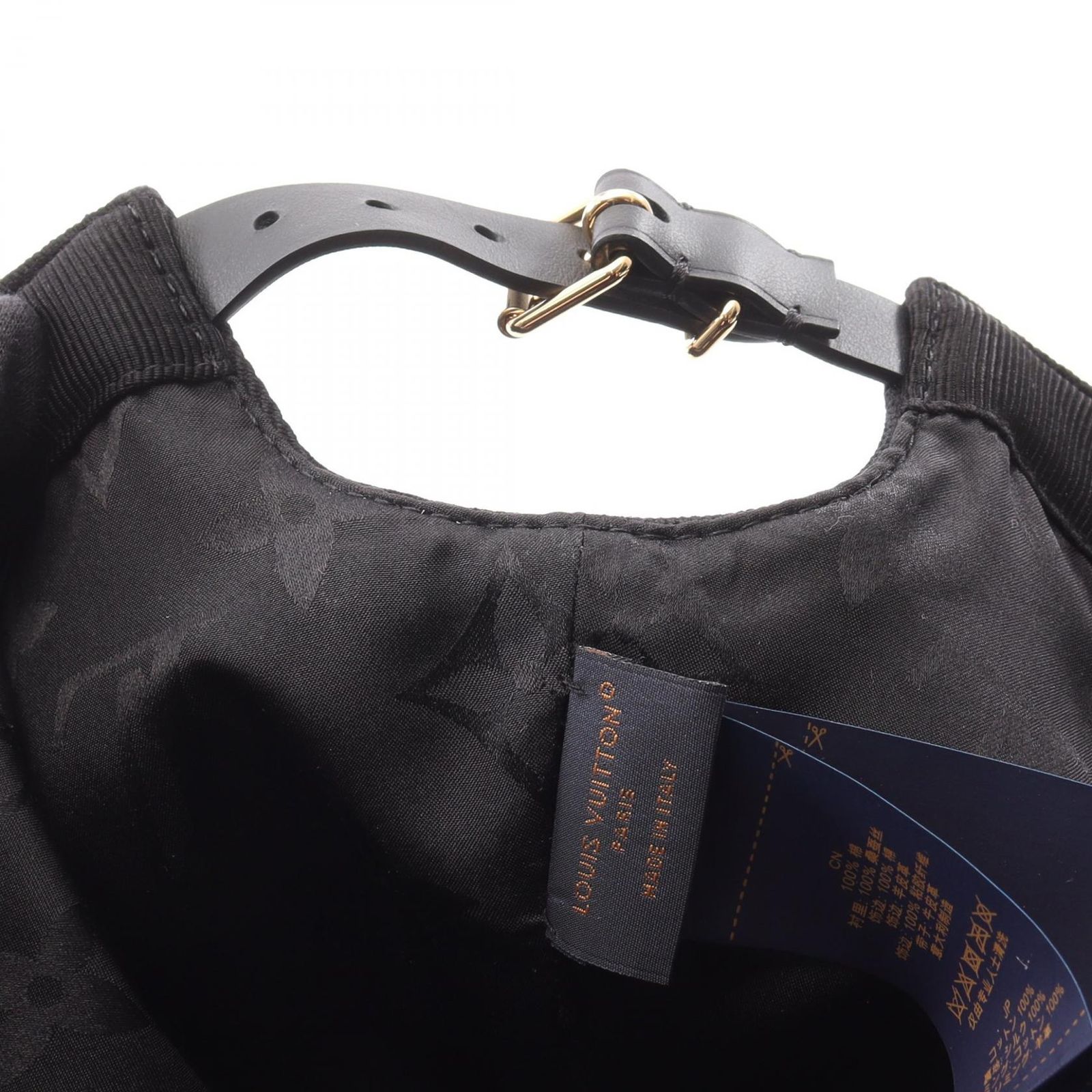 ルイ・ヴィトン LOUIS VUITTON キャップ LV アイコニック ノワール