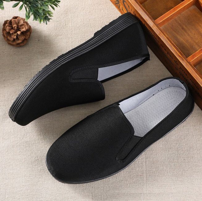 Maison U ブラック スリッポン メゾンユー M-01 26cm（メゾンユー  