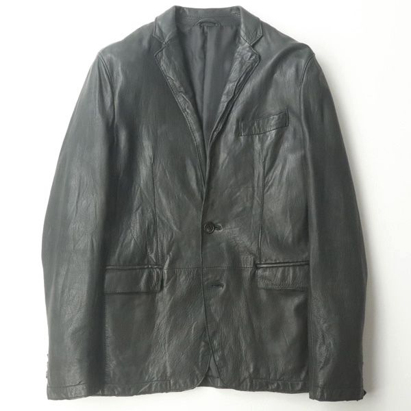 極美品 SHIPS シップス ラムレザー 羊革 シングルライダーズ M SHIPS