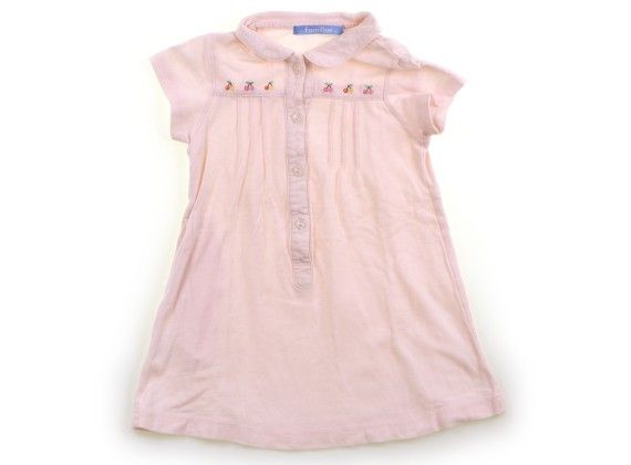 ファミリア familiar ワンピース 90 女の子 ペールピンク・チェリー 子供服 ベビー服 キッズ（990414）