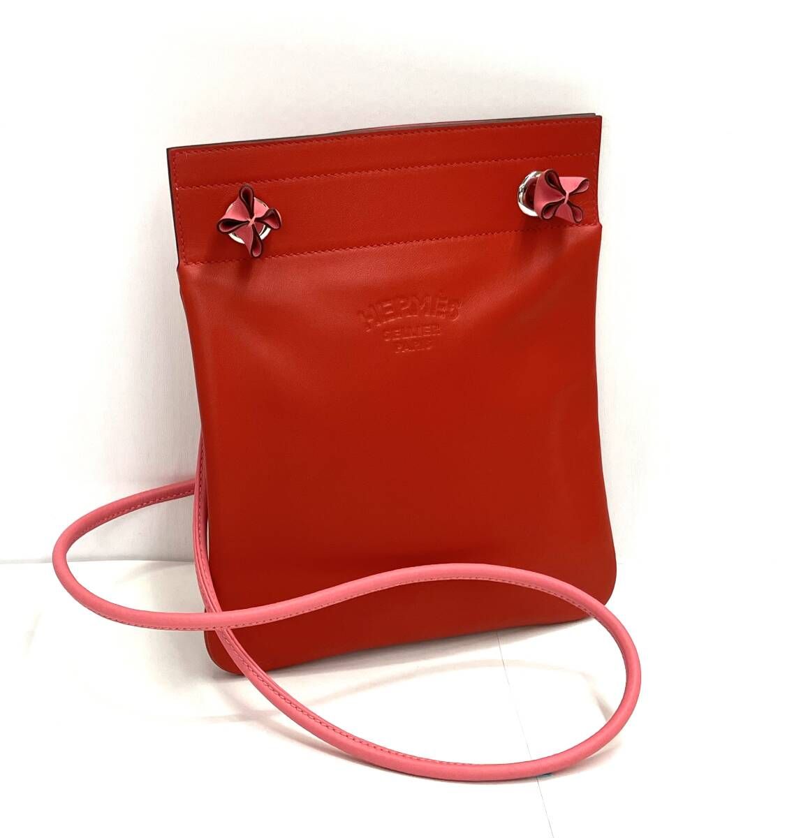 HERMES エルメス サックアリーヌ ショルダー バッグ Y AM 008 UH エントルピー鑑定書 保存袋有り