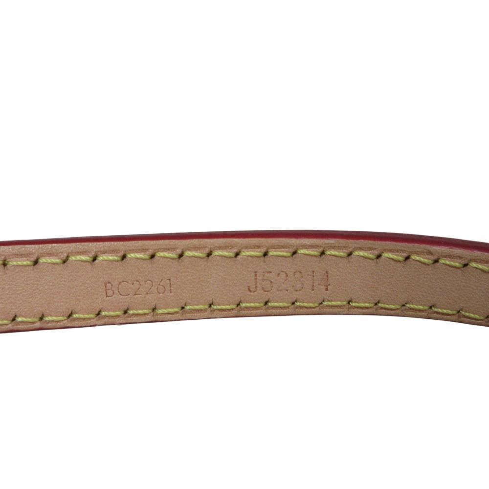 新品同様 LOUIS VUITTON ルイヴィトン ヌメ革 ショルダーストラップ  