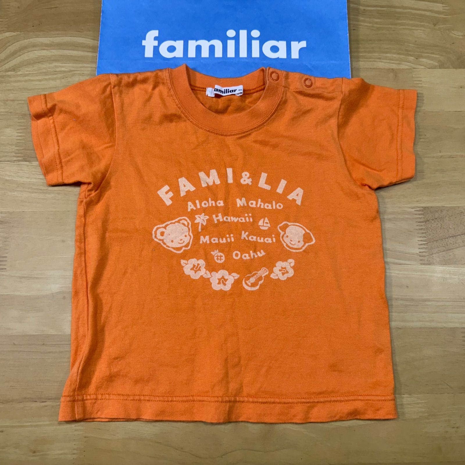 ファミリアTシャツ◎サイズ90 - メルカリ