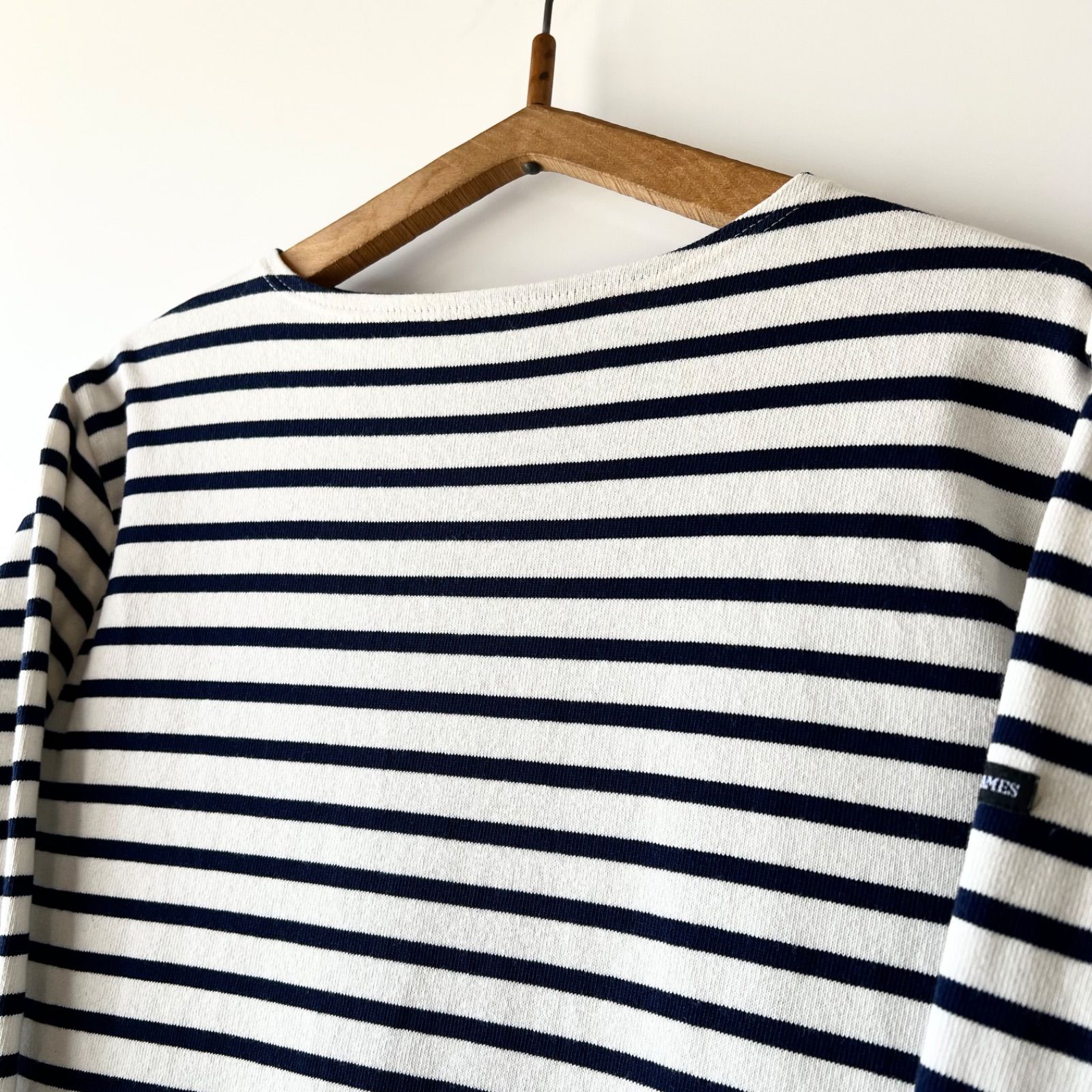 SAINT JAMES border ouessant ecru/navy T3 - メルカリ