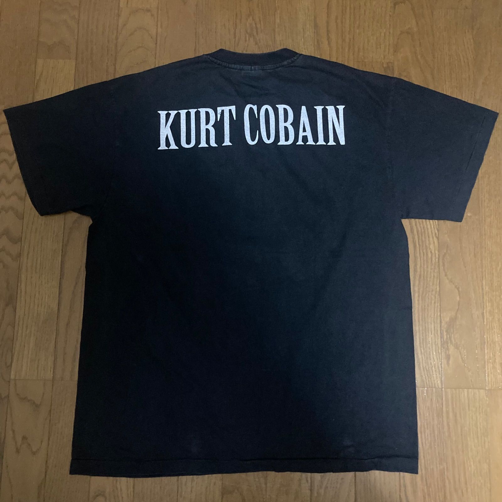 Anvil - NIRVANA カートコバーン KurtCobain Ｔシャツ ブラックＳサイズ Anvil - NIRVANA カートコバーン KurtCobain Tシャツ ブラック
