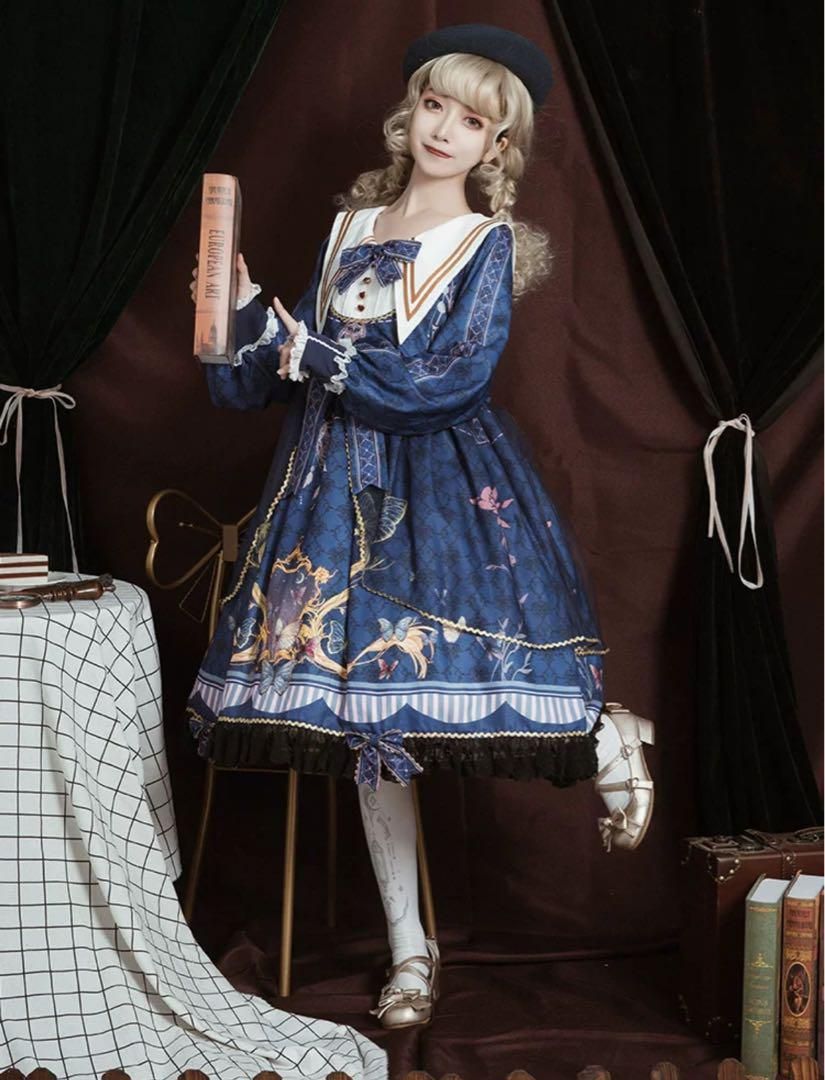 ♥ クラシカルロリータワンピース ひざ丈お出かけ用 WWW_IMPECCABLEHEALTHCARESERVICES_COM