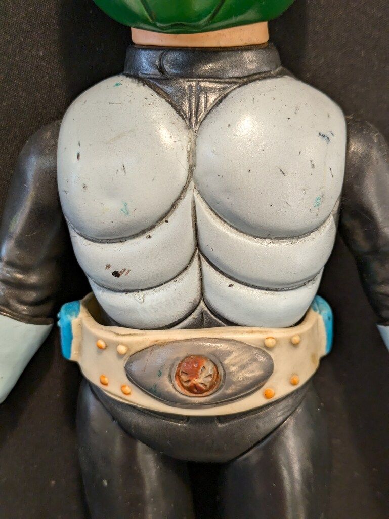 バンダイ スタンダードソフビ 仮面ライダー旧1号/マスク銀 250mm