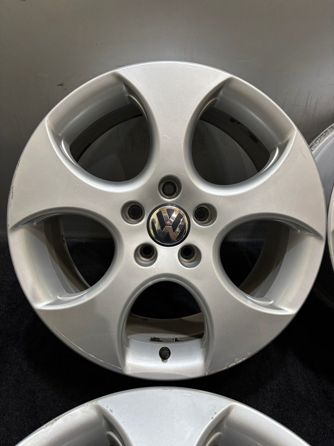VW フォルクスワーゲン ゴルフ5 GTI 純正 17インチ 7.5J 51 112 5H アルミホイール 4本 1-K349
