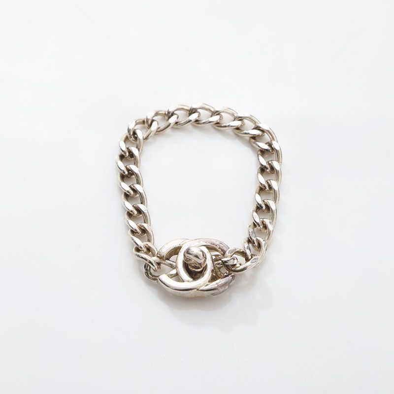 人気アイテム CHANEL シャネル ブレスレット 1996年 ココマーク ターンロック アクセサリー