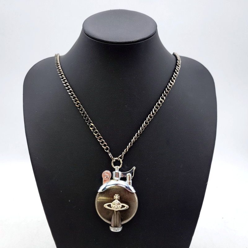 メンズ レディース Vivienne Westwood ヴィヴィアンウエストウッド CHAIN LIGHTER チェーン ネックレス ライター 192 250216 as 19 IZU