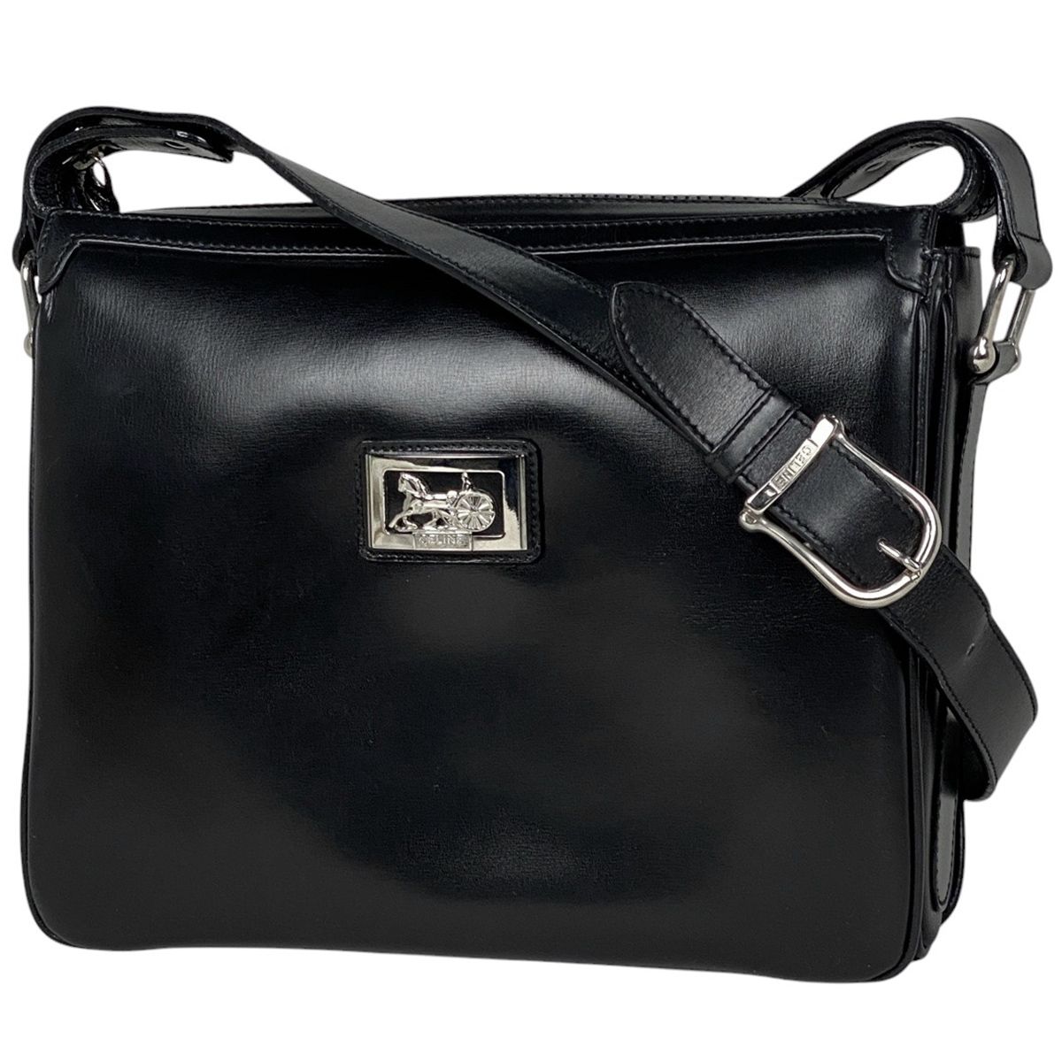 セリーヌ CELINE 馬車金具 ショルダーバッグ ロゴ 斜め掛け セリーヌ CELINE 馬車金具 ショルダーバッグ ロゴ 斜め掛け
