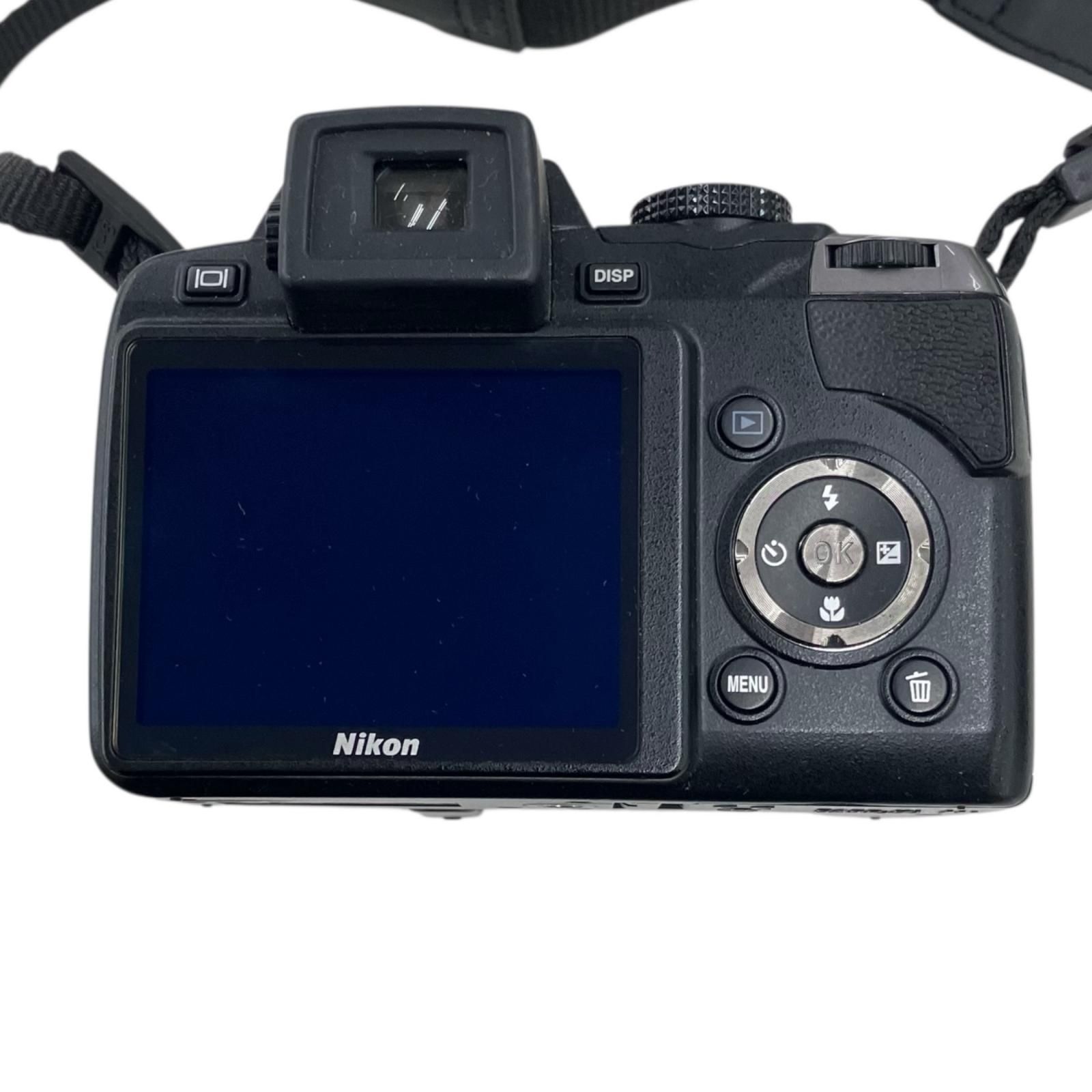 美品・動作確認済 Nikon COOLPIX P80 ブラック コンデジ カメラ 美品