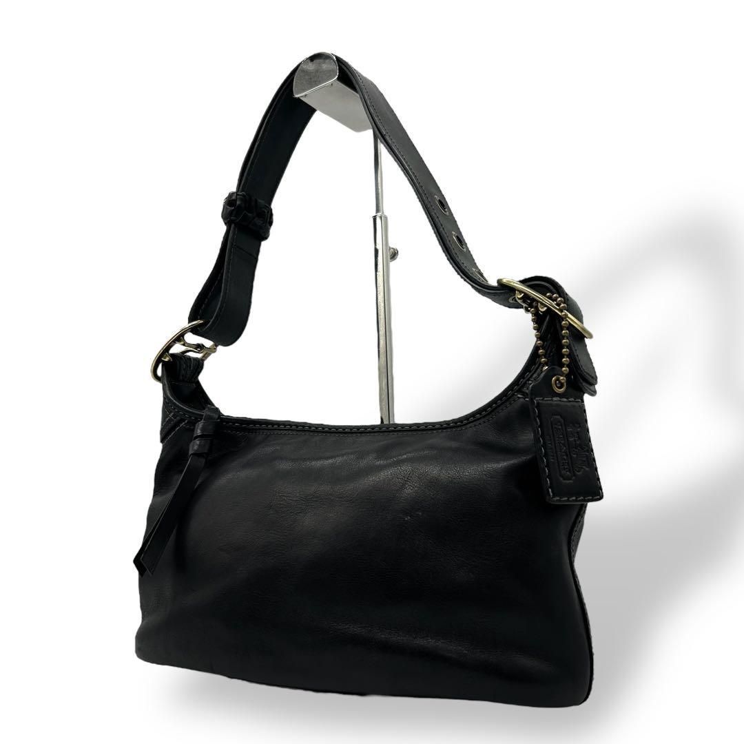 1221 Vintage Coach Hand Bag Black