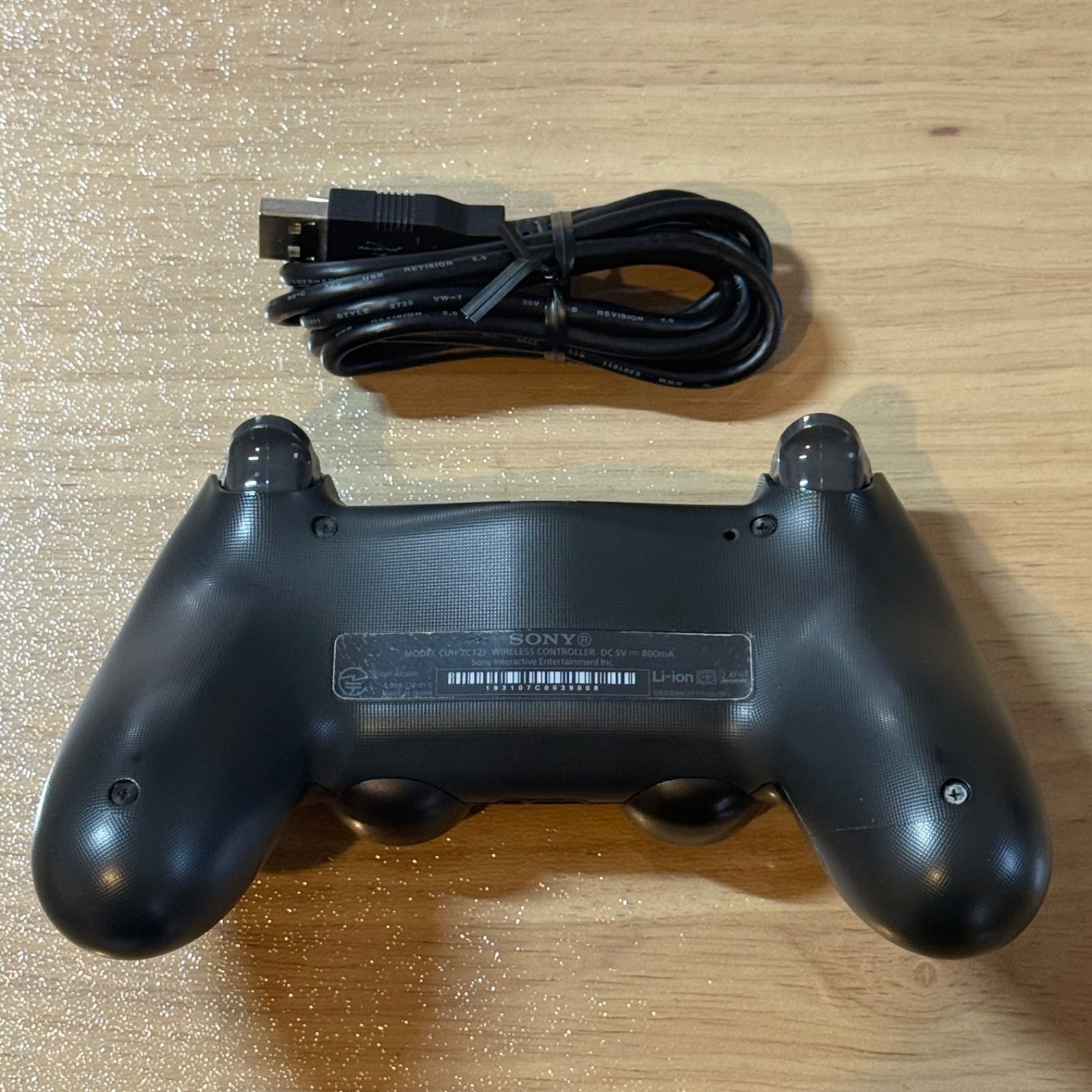 PS4 コントローラー ジャンク 10-018【ジャンク】PS4 コントローラ 純正 ブラック - メルカリ