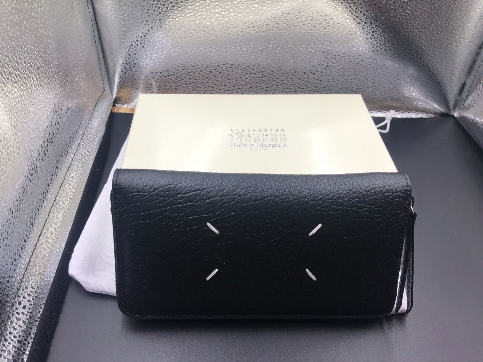 超美品✨Maisonｍargiela ラウンドファスナー財布