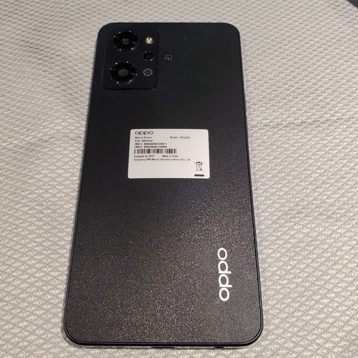 最速発送】OPPO Reno 7A 128GB スターリーブラック 楽天モバイル SIM